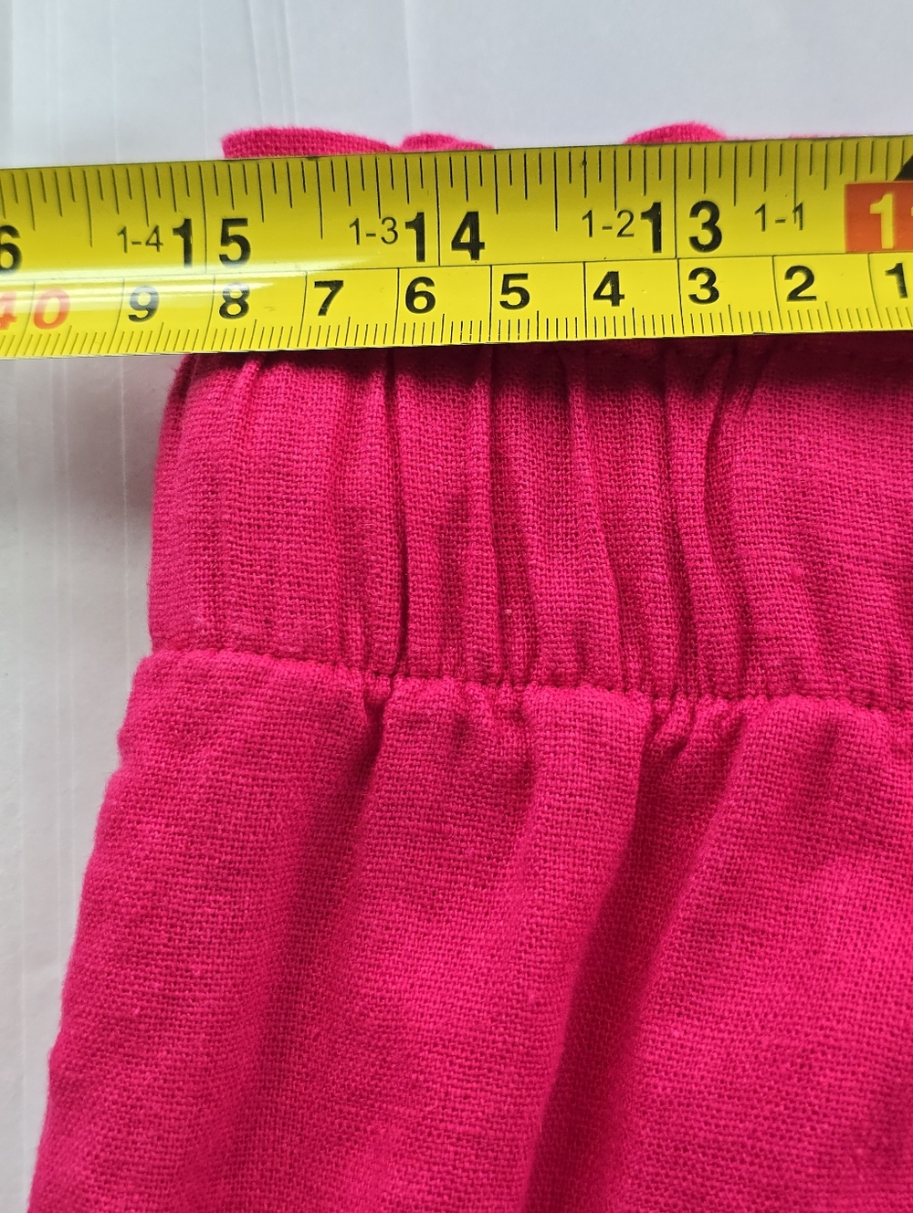 Universal Thread Bright Pink Linen Blend Full Midi Skirt with Pockets New M - Picture 9 of 11